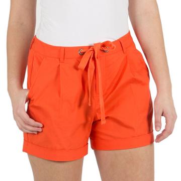 Women's Harve Bernard Poplin Shorts, Size: 10, Med Red