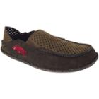 Men's Arkansas Razorbacks Cayman Perforated Moccasin, Size: 8, Brown