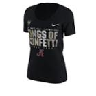 Women's Nike Alabama Crimson Tide 2017 National Champions Confetti Tee, Size: Medium, Black