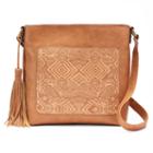 Sonoma Goods For Life&trade; Embossed Abstract Hobo, Women's, Red/coppr (rust/coppr)