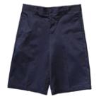 Husky Boys 4-20 French Toast School Uniform Flat-front Adjustable-waist Shorts, Boy's, Size: 16 Husky, Blue (navy)