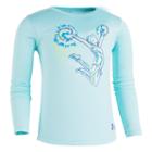 Girls 4-6x Under Armour Cheerleader Long-sleeved Tee, Size: 5, Light Blue