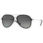 Ray-ban Rb4298 57mm Aviator Gradient Sunglasses, Women's, Black