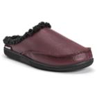 Men's Muk Luks Faux Leather Clog Slippers, Size: Large, Brown