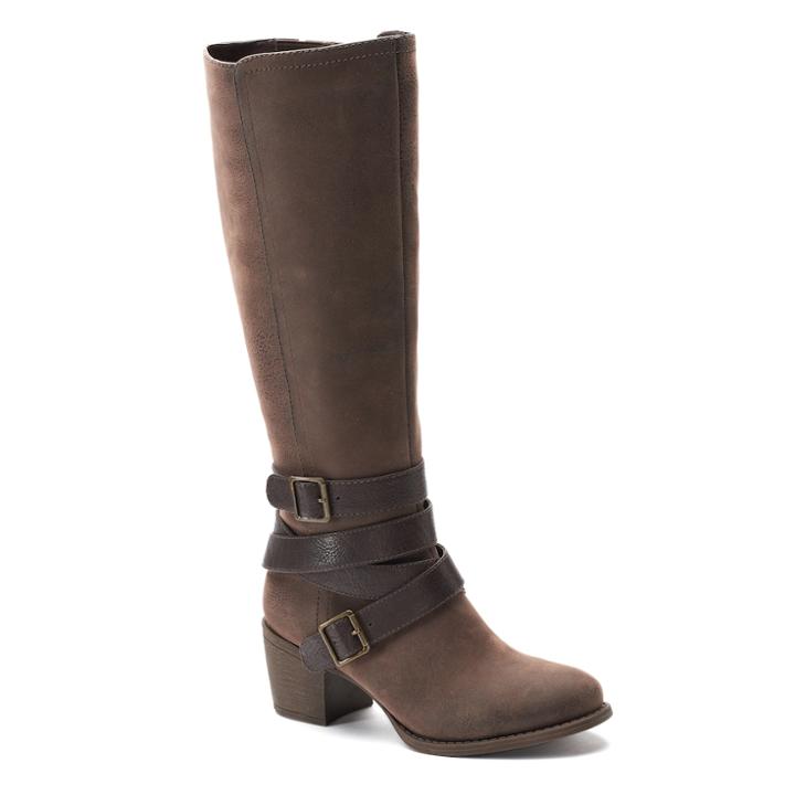 Sonoma Goods For Life&trade; Zora Women's Knee High Boots, Size: 8, Brown