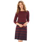 Women's Apt. 9&reg; Stripe Swing Sweater Dress, Size: Xl, Bordeaux Stripe