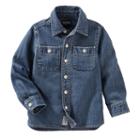 Boys 4-8 Oshkosh B'gosh&reg; Woven Denim Button-down Shirt, Boy's, Size: 5, Blue Other