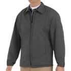Men's Red Kap Quilt-lined Panel Jacket, Size: Xl, Grey