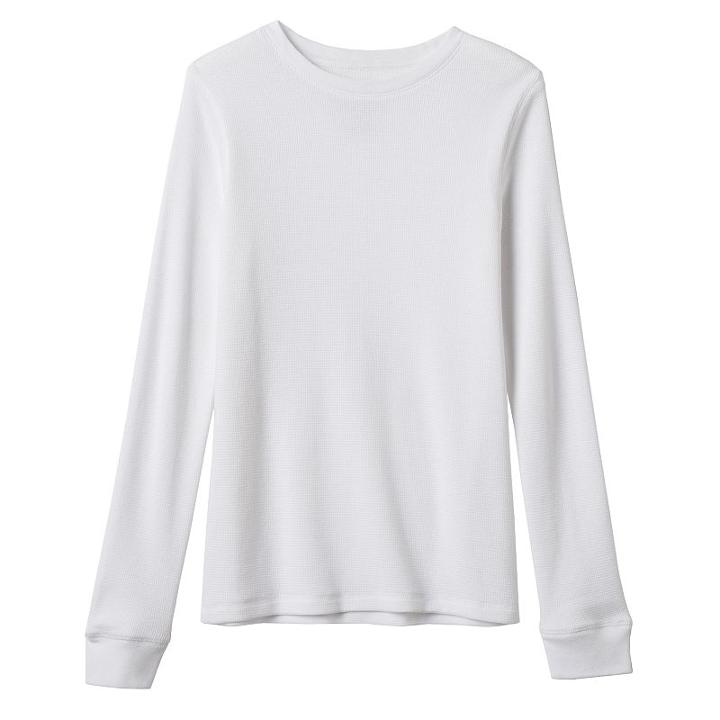 Boys 8-20 Urban Pipeline Solid Thermal Tee, Boy's, Size: Large, White