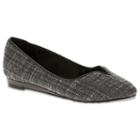 Soft Style By Hush Puppies Dillian Cutout Skimmer Flats, Women's, Size: Medium (8), Black