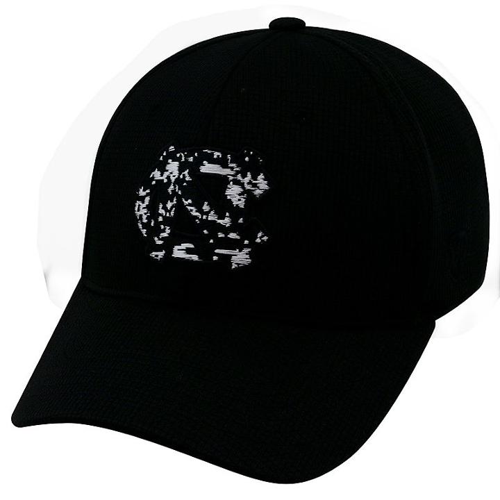 Adult Top Of The World North Carolina Tar Heels Digi One-fit Cap, Black