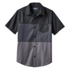 Boys 8-20 Tony Hawk&reg; Colorblock Button-down Shirt, Boy's, Size: Medium, Black