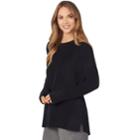 Plus Size Cuddl Duds Stretch Fleece Pullover, Women's, Size: 1xl, Black