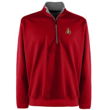 Men's Ottawa Senators 1/4-zip Leader Pullover, Size: Xxl, Red