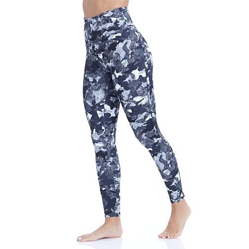 Women's Marika Tek Fleece Leggings, Size: Medium, Black Snake Camo