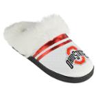 Women's Ohio State Buckeyes Plush Slippers, Size: Small, White
