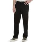 Men's Lee Performance Series Xtreme Comfort Khaki Straight-fit Flat-front Pants, Size: 34x32, Black