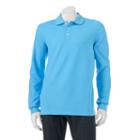 Men's Croft & Barrow&reg; Classic-fit Pique Performance Polo, Size: Large, Blue (navy)