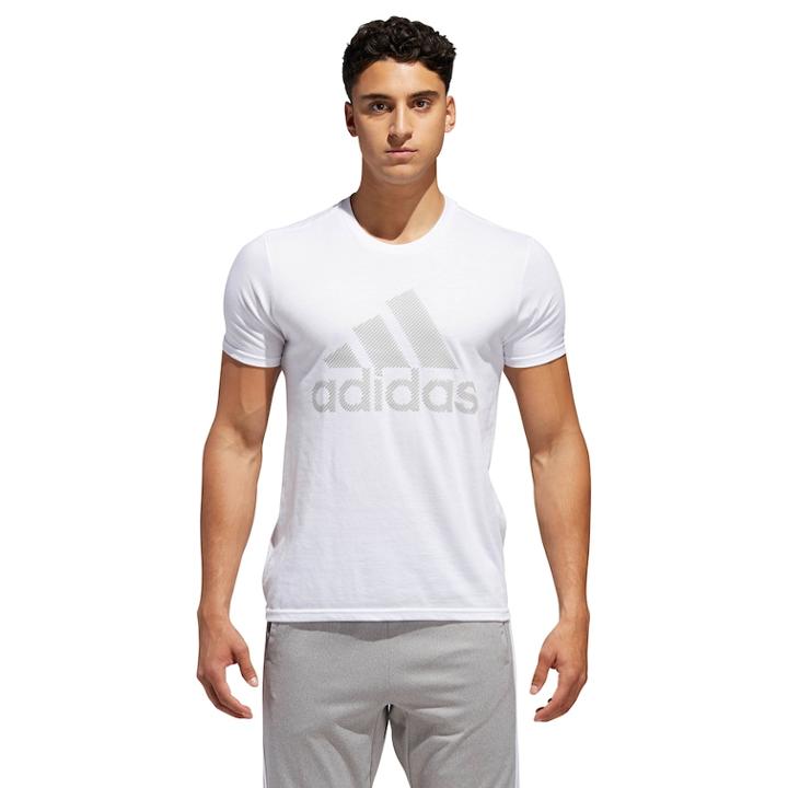 Men's Adidas Bounce Tee, Size: Small, White