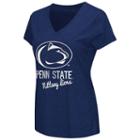 Women's Campus Heritage Penn State Nittany Lions V-neck Tee, Size: Large, Blue Other