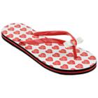 Women's Nebraska Cornhuskers Flip Flops, Girl's, Size: Small, Red