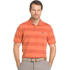 Big & Tall Izod Sportflex Classic-fit Striped Stretch Performance Polo, Men's, Size: 4xb, Drk Orange