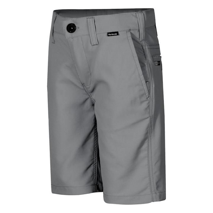 Boys 8-20 Hurley Drift Chino Short, Size: 10, Med Grey