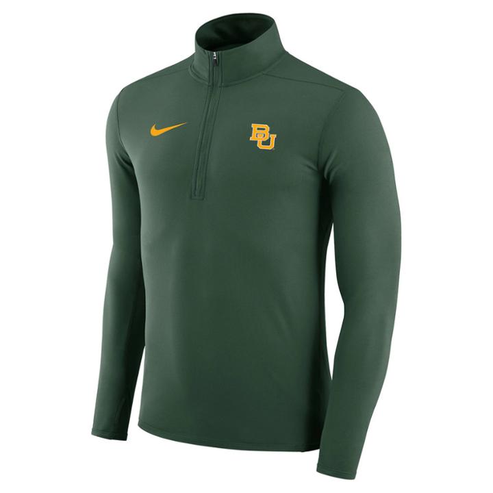 Men's Nike Baylor Bears Dri-fit Element Pullover, Size: Xl, Bay Green