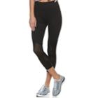 Juniors' So&reg; Mesh Block Yoga Capri Leggings, Teens, Size: Xl, Black