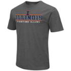 Men's Campus Heritage Illinois Fighting Illini Game Day Tee, Size: Large, Med Orange
