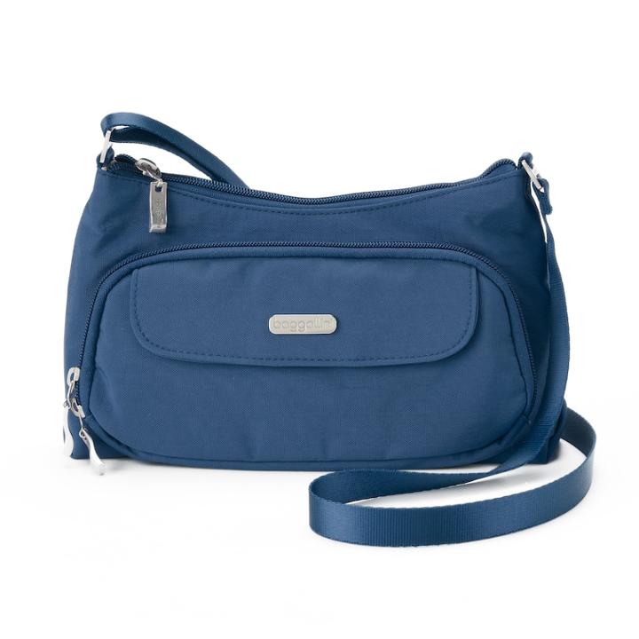 Women's Baggallini Everyday Satchel Bag, Med Blue