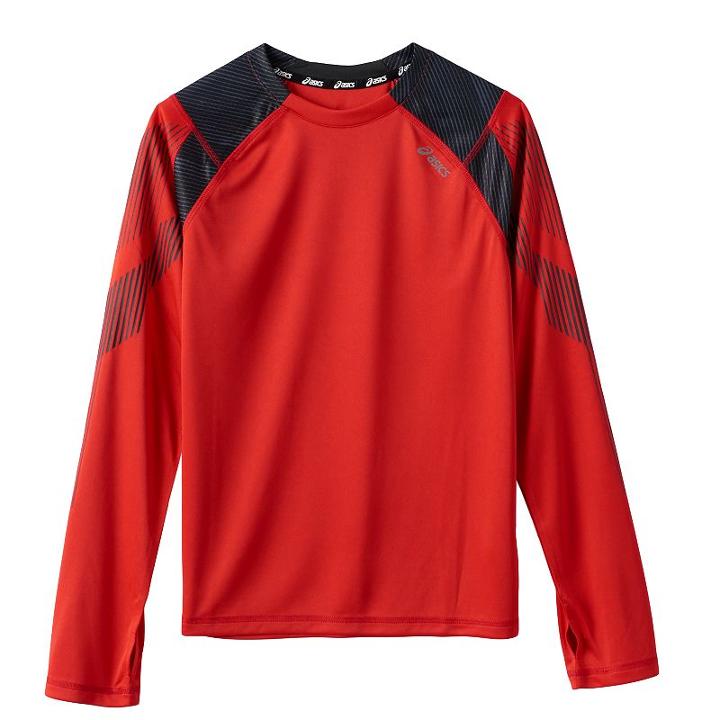 Boys 8-20 Asics Spring Performance Tee, Boy's, Size: Xl(18/20), Dark Red