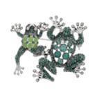 Napier Frog Duo Pin, Women's, Green