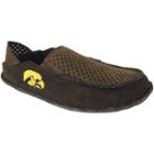 Men's Iowa Hawkeyes Cayman Perforated Moccasin, Size: 10, Brown