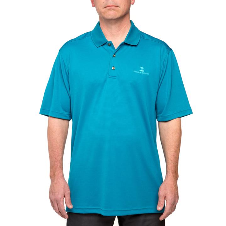 Men's Pebble Beach Classic-fit Textured Performance Golf Polo, Size: Xl, Blue Other