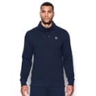 Men's Under Armour Baseline Funnelneck Pullover, Size: Xl, Blue (navy)