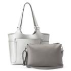 Rosetti Karen 4-poster Shoulder Bag With Crossbody Bag, Women's, Med Grey