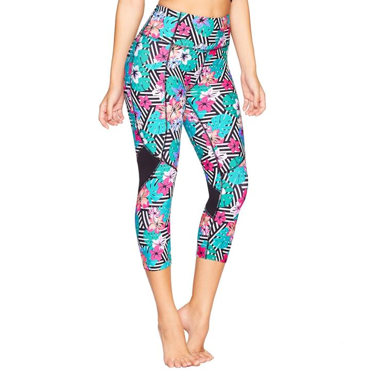 Women's Colosseum Empowerment Capris, Size: Large, Brown Over