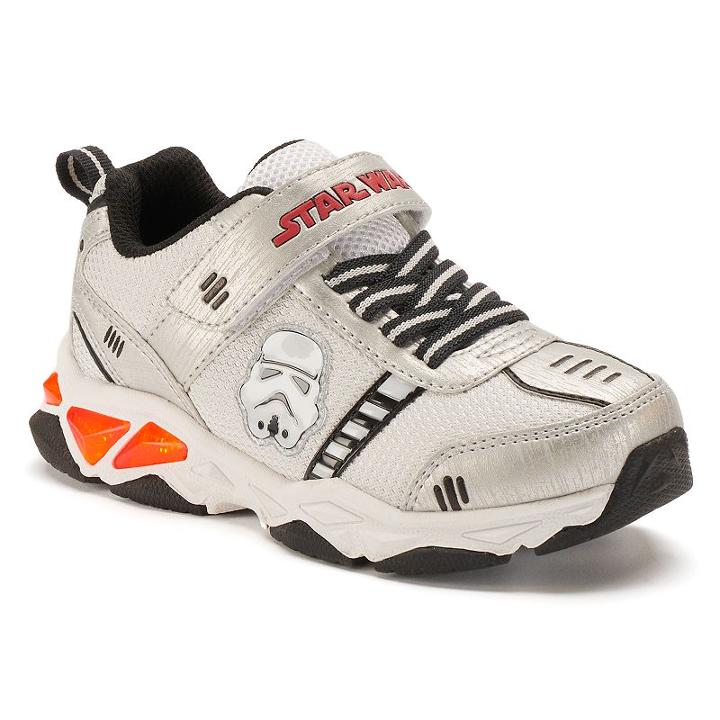 Star Wars Stormtrooper Boys' Jogger Shoes, Boy's, Size: 2, White Oth
