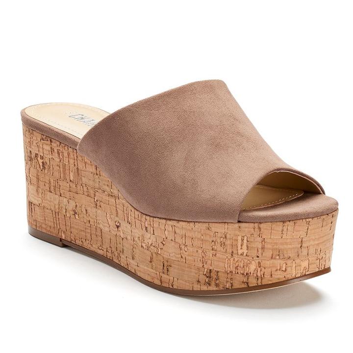 Style Charles By Charles David Clarissa Women's Platform Wedge Sandals, Size: Medium (7), White Oth