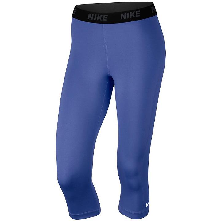 Women's Nike Cool Victory Dri-fit Base Layer Running Capris, Size: Small, Blue Other