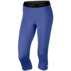 Women's Nike Cool Victory Dri-fit Base Layer Running Capris, Size: Small, Blue Other