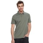 Men's Apt. 9&reg; Regular-fit Soft Touch Stretch Interlock Polo, Size: Small, Med Green