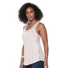 Women's Apt. 9&reg; Foil Graphic Tank, Size: Xxl, Light Pink