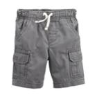 Boys 4-8 Carter's Pull On Cargo Shorts, Size: 4/5, Grey