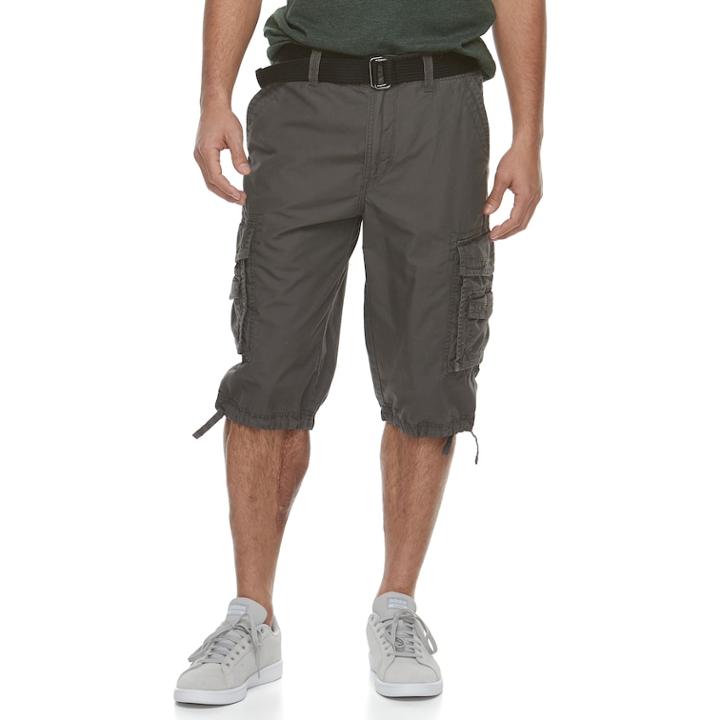 Men's Urban Pipeline&reg; Twill Messenger Shorts, Size: 38, Med Purple
