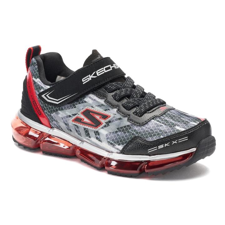 Skechers Skech Air Mega Boys' Sneakers, Size: 1, Red