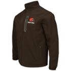 Men's Cleveland Browns Softshell Jacket, Size: Medium, Brown