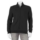 Men's Croft & Barrow&reg; Classic-fit Easy-care Fleece Jacket, Size: Large, Black