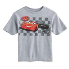 Disney / Pixar Cars 3 Boys 4-7 Lightning Mcqueen & Jackson Storm Tee, Size: 7, Dark Grey